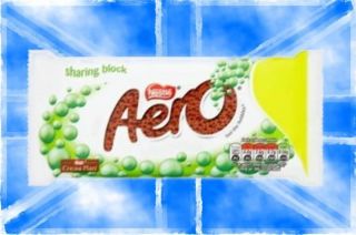 Aero Bar Mint Bubbles 100g Block