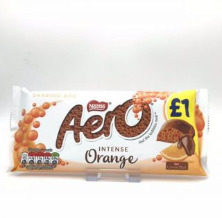 Aero Bar Orange Bubbles 100g Block