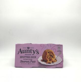Auntys Steamed Puddings Spotted Dick 2 x 95g