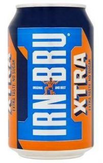 Barrs IRN-BRU Xtra - Extra Taste - No Sugar - 330ml