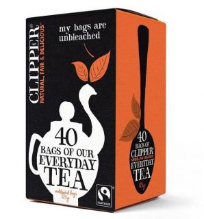 Clipper Fairtrade Everyday Tea 40 Tea Bags 125g
