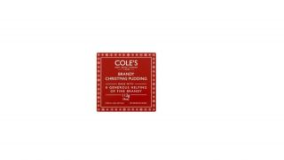 Coles Traditional Brandy Christmas Pudding 112g