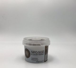 Cornish Meersalz Prisetöpfchen mit Luxürious Pfeffer 60g