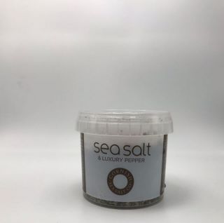 Cornish Meersalz mit Luxürious Pfeffer 185g