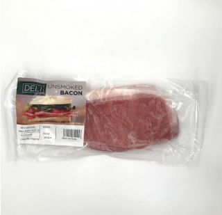 DELI - Bacon Unsmoked 200g