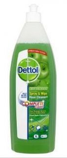 Dettol Complete Clean Anti Bacterial Spray & Wipe Floor...