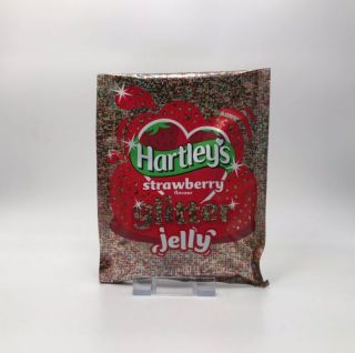 Hartleys Glitter Jelly - Strawberry - 100g