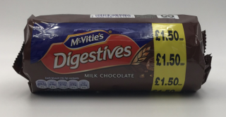 McVities Digestives Milk Chocolate 266g