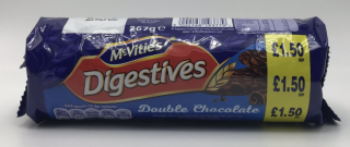 McVities Double Milk Chocolate Chip Digestives 300g