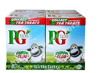 PG Tips 4 x 240 Teabags - Schwarzer Tee im Pyramid®...