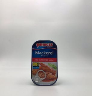 Princes Mackerel Fillets in a Rich Tomato Sauce 125g