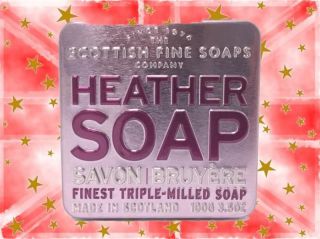 Scottish Fine Soap Company - Heather Soap in a Tin - 100g