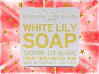 Scottish Fine Soap Company - White Lily Soap in Tin 100g