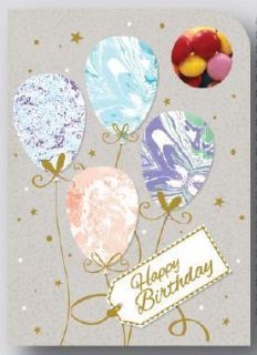 Sweeting Cards - Happy Birthday Baloons - Milk Chocolate...