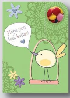 Sweeting Cards - Hope you feel better! - Milk Chocolate...