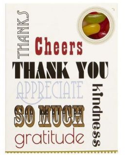 Sweeting Cards - Thank you! - Jelly Beans 85g