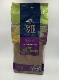 Tate & Lyle Fairtrade Dark Brown Soft Sugar Maxi Size 3 Kg