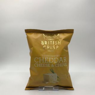 The British Crisp Company Cheddar Cheese & Chive 40g