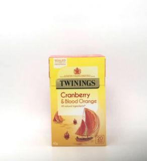 Twinings Cranberry & Blood Orange 20 Tea Bags 40g