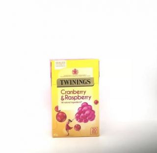 Twinings Cranberry & Raspberry 20 Tea Bags 40g