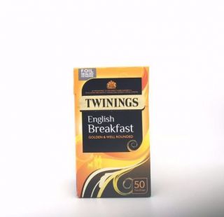 Twinings English Breakfast 50 Tea Bags 125g
