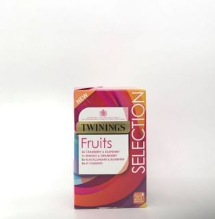 Twinings Fruit Selection 20 Tea Bags in Envelopes 40g