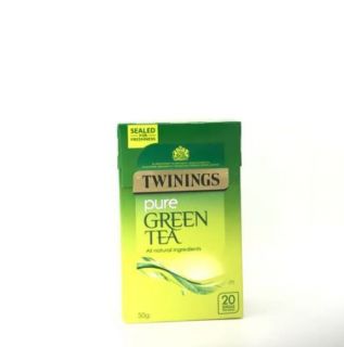 Twinings Green Tea Pure 20 Tea Bags 50g