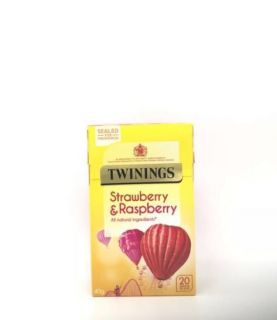 Twinings Strawberry & Raspberry 20 Tea Bags 40g