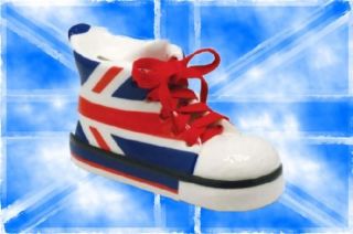 Union Jack Bumper Boot Ceramic Money Box H 10cm x L17cm
