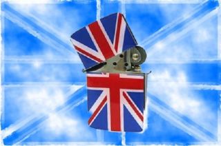 Union Jack Windproof Petrol Lighter