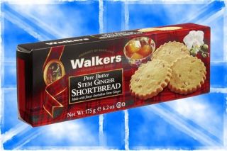 Walkers Pure Butter Shortbread Stem Ginger 175g