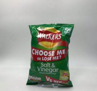 Walkers Salt & Vinegar Crisps 32,5g