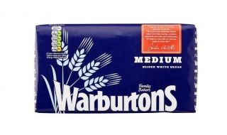 Warburtons Medium Sliced White Bread 800g