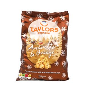 Taylors Amaretto & Orange Popcorn 155g MHD 31.05.2025