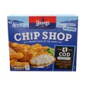 Youngs - 4 Large Cod Fillets - Battered 400g