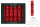 Harvey & Mason - 6 Large Exquisite Christmas Crackers - Red Flock