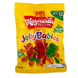 Maynards Bassetts Jelly Babies 130g MHD 25.12.2025