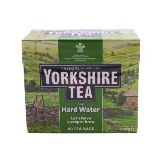 Taylors of Harrogate Yorkshire for Hard Water 80 Tea Bags 250g