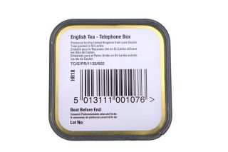 New English Teas - English Afternoon Tea 10 Tea Bags - Phone Box Tin