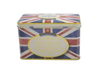 New English Teas - English Breakfast Tea 40 Tea Bags - Union Jack Vintage Tin