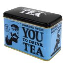 New English Teas - English Afternoon Tea 40 Tea Bags - "England needs YOU to drink Tea!" Tin