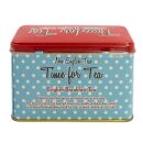 New English Teas - English Breakfast Tea 40 Tea Bags - "Time for Tea" Vintage Tin