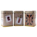 New English Teas - English Tea Loose Selection 3 x 25g - Vintage Post Card Tins