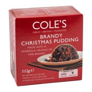 Coles Traditional Brandy Christmas Pudding 112g