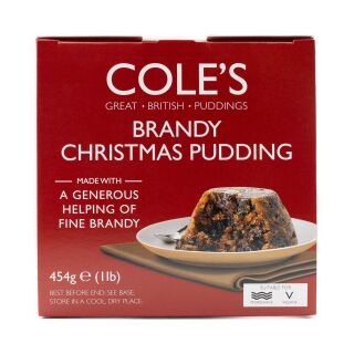 Coles Traditional Brandy Christmas Pudding 454g