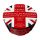 Coles Traditional Christmas Pudding  with Whiskey - Union Jack Design - 227g