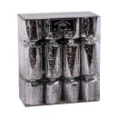 Harvey & Mason - 8 Luxury Mini Christmas Cracker Silver