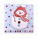 Christmas Present Gift Tags -  24 Handcrafted Gift Tags - Santa, Rudoph, Penguin and Snowman