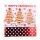 Christmas Present Gift Tags -  24 Handcrafted Gift Tags - Santa, Rudoph, Penguin and Snowman