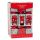 9 Mini Squared Christmas Cracker - Bus & Postbox - with Fun Sticker